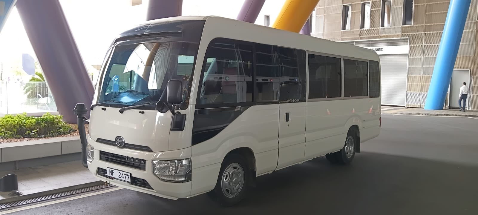 Toyota Coaster Luggage Compartment