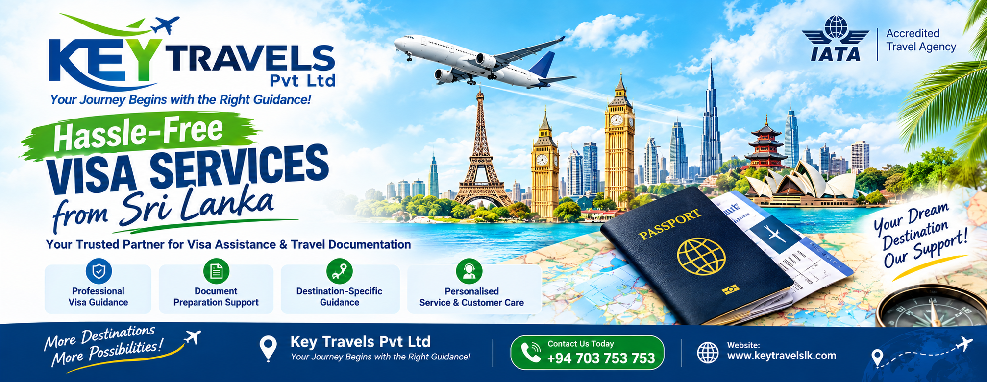 Hassle-Free Visa Services from Sri Lanka by Bookingmart Holidays